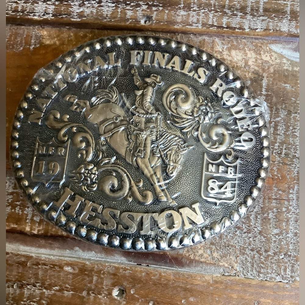 Hesston NFR 1984 Belt Buckle